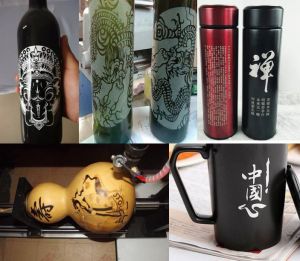 资阳乐至县酒瓶葫芦工艺品激光雕刻机